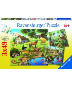 Ravensburger Puzzle 3x49 pc Animals