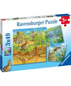 Ravensburger Puzzle 3x49 pc Animals