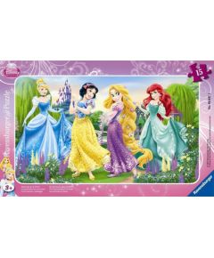 Ravensburger Small Frame Puzzle 15 pc Walking Princesses