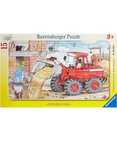 Ravensburger Small Frame Puzzle 15 pc My Excavator