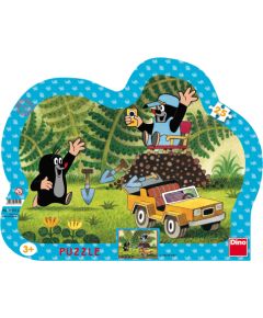 Dino Silhouette Puzzle 25 pc, The Little Mole