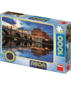 Dino Neon Puzzle 1000 pc Angel Castle