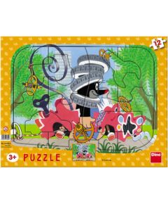 Dino Frame Puzzle 12 pc, The Little Mole