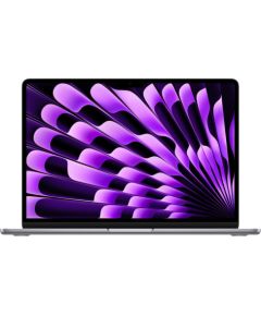 Apple MacBook Air 2024 Retina 13" - M3 10C GPU / 8GB / 512GB SSD - Space Gray (Atjaunināts, stāvoklis kā jauns)