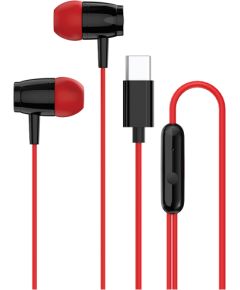 CANYON headphones SEP-5 TYPE-C Red