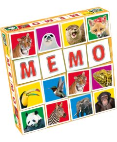 Tactic Board Game Memo Wildlife