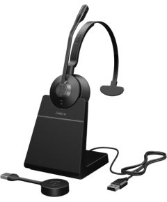 Jabra Engage 55 UC, headset (black, USB-A, mono, base station)