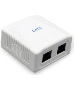 CABLE ACC MOUNT BOX CAT6 UTP/2P NCAC-2U6-01 GEMBIRD