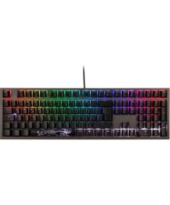 Ducky Shine 7 PBT Gaming Keyboard, MX Speed-Silver, RGB LED - blackout