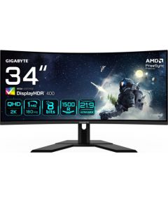 GIGABYTE G34WQCP 86,36cm 34Zoll VA Edge monitor 3440x1440 350cd/m2 180Hz 2xHDMI 2.0 2xDP 1.4