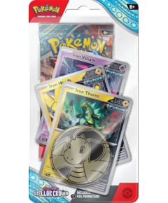 Pokemon Karty Stellar Crown Premium Checklane Blister Iron Thorns