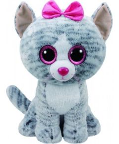 TY Meteor Maskotka TY Beanie Boos Kiki - Szary kot, 42 cm