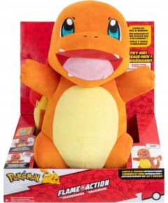 Pokemon POKEMON Flame Action Charmander Zabawka Interaktywna, pluszak, 25 cm