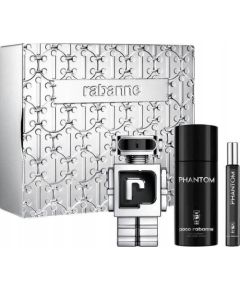 Paco Rabanne Paco Rabanne Phantom Eau de Toilette 100ml. + Eau de Parfum 10ml. + Deodorant Spray 150ml. ZESTAW