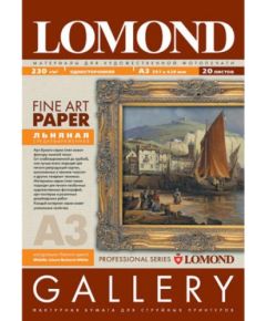 Lomond Fine Art Paper Gallery Linen 230g/m2 A3, 20 sheets, Coarse Natural White