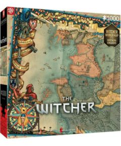 Cenega Publishing Good Loot The Witcher: Northern Kingdom Map Jigsaw puzzle 1000 pc(s)