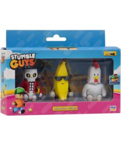 STUMBLE GUYS - MINI FIGURK - ZESTAW 3 FIGUREK VER.B