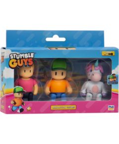 STUMBLE GUYS - MINI FIGURKI- ZESTAW 3 FIGUREK VER.A