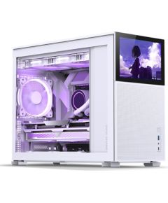 Jonsbo D31 MESH Screen Micro-ATX Gehäuse, Tempered Glass - weiß