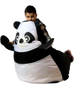 Go Gift Sako bag pouffe Panda black and white XL 130 x 90 cm