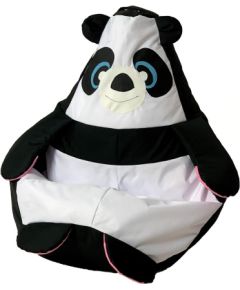 Go Gift Sako bag pouffe Panda black and white L 105 x 80 cm