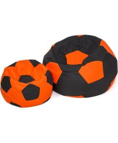 Go Gift Sako bag pouf Ball black-orange XXL 140 cm