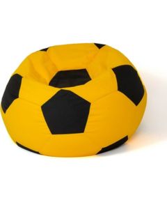 Go Gift Soccer Sako bag pouffe yellow-black XXL 140 cm