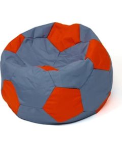 Go Gift Soccer Sako bag pouffe grey-red XXL 140 cm