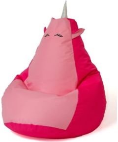 Go Gift Sako bag pouf Unicorn pink-light pink XXL 140 x 100 cm