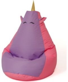 Go Gift Sako bag pouf Unicorn pink-purple XXL 140 x 100 cm