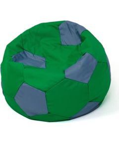 Go Gift Soccer Sako bag pouffe green-grey XXL 140 cm