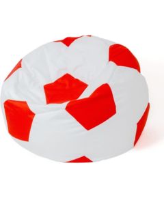 Go Gift Sako bag pouf Ball white-red XXL 140 cm