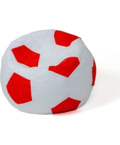 Go Gift Sako bag pouf Ball white-red L 80 cm