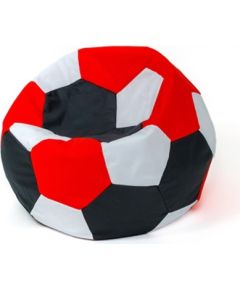 Go Gift Sako bag pouffe ball white-black-red XXL 140 cm