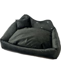 GO GIFT Prince graphite XXL - pet bed - 70 x 55 x 12 cm