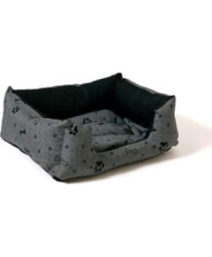 GO GIFT Dog bed XXL - graphite - 90x63x16 cm