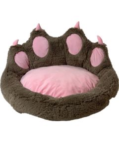 GO GIFT Dog and cat bed - brown - 75x75 cm