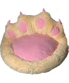 GO GIFT Dog and cat bed - cream - 75x75 cm