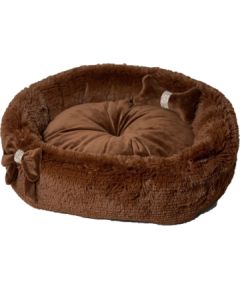 GO GIFT Cocard chocolate L - pet bed - 55 x 52 x 18 cm