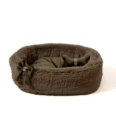 GO GIFT Cocard brown XL - pet bed - 65 x 60 x 18 cm