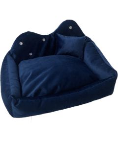 GO GIFT Prince navy blue XXL - pet bed - 70 x 55 x 12 cm