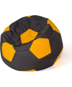 Go Gift Sako bag pouffe Ball black-yellow L 80 cm