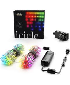 INTELLIGENT LED ICICLES TWINKLY 190 RGB 5X0.7M