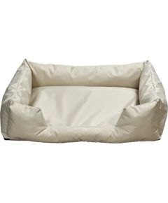 GO GIFT Cube beige XXL - pet bed - 90 x 63 x 16 cm