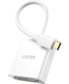 UNITEK ADATPER USB-C - DVI 1080P@60HZ,WHT,15CM M/F