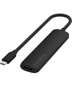 SATECHI 4-in-1 USB-C Slim Multiport Adapter 4K (Black)