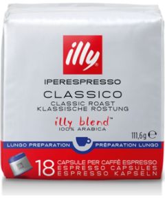 Coffee capsules Illy, espresso, 18 pcs red