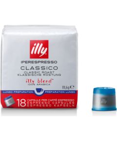 Coffee capsules Illy, espresso, 18 pcs longo