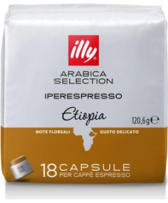 Coffee capsules Illy, Arabica Selection Ethiopia 18 pcs