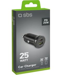 Car Charger SBS 25W USB/USB-C